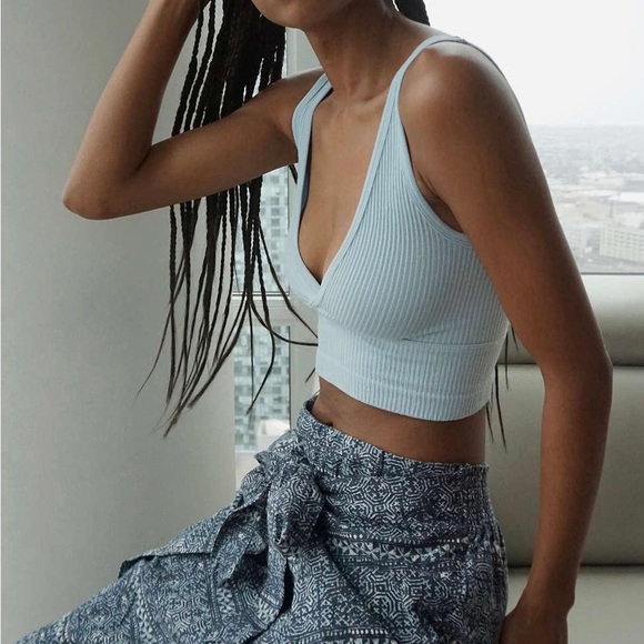 Urban Outfitters drew seamless surplice bra top - Picture 2 of 5